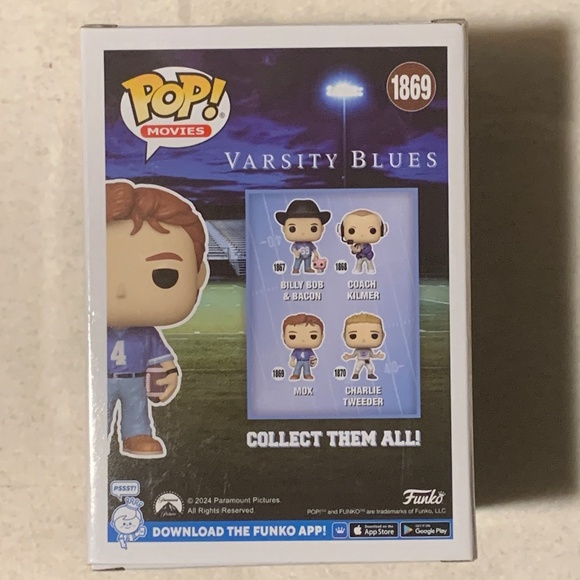 Mox varsity blues Funko pop (NWT) - Picture 2 of 6